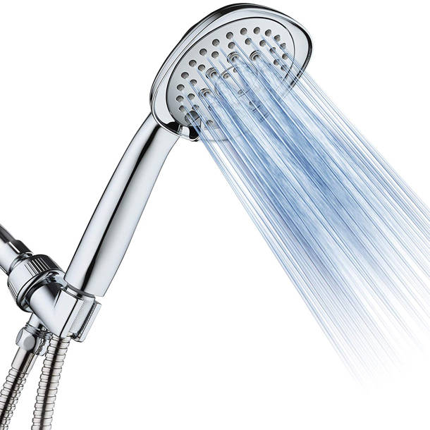 AQDE High Pressure Multi Function Handheld Shower Head & Reviews Wayfair